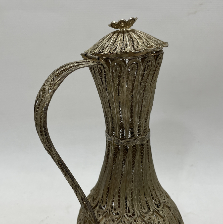 TAMAMI EL YAPIMI TELKARİ İŞÇİLİKLİ SÜRAHİ