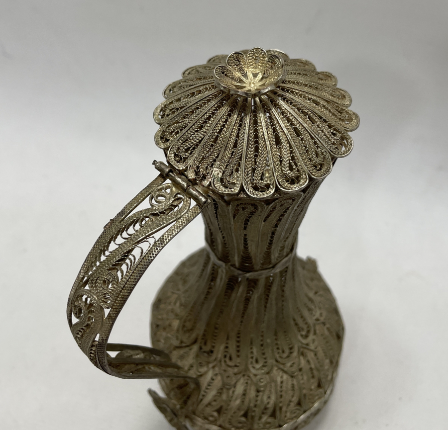 TAMAMI EL YAPIMI TELKARİ İŞÇİLİKLİ SÜRAHİ