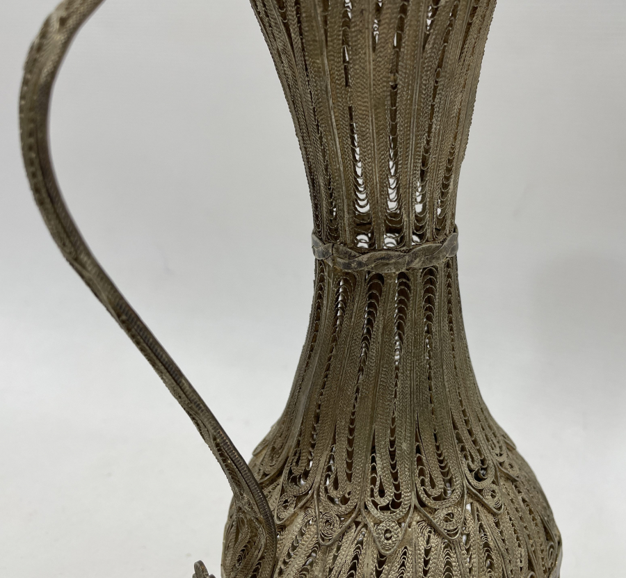 TAMAMI EL YAPIMI TELKARİ İŞÇİLİKLİ SÜRAHİ