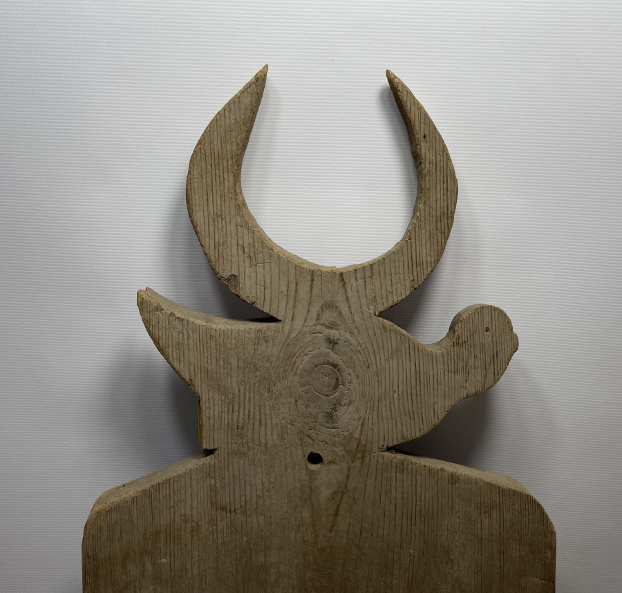 ÜZERİ KUŞKU VE HİLALLİ OSMANLI DÖNEMİ AHŞAP KAVUKLUK - LAMBALIK