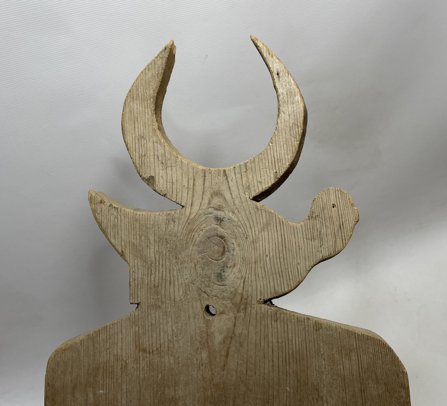 ÜZERİ KUŞKU VE HİLALLİ OSMANLI DÖNEMİ AHŞAP KAVUKLUK - LAMBALIK