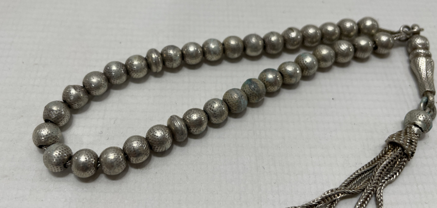 GÜMÜŞTEN MAMUL TESBİH