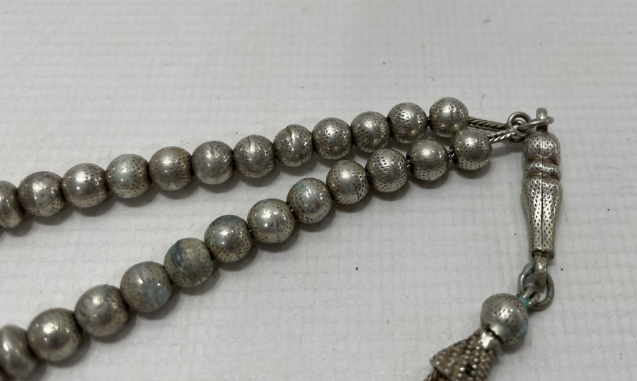 GÜMÜŞTEN MAMUL TESBİH