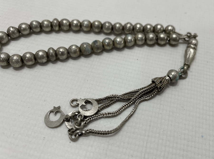 GÜMÜŞTEN MAMUL TESBİH