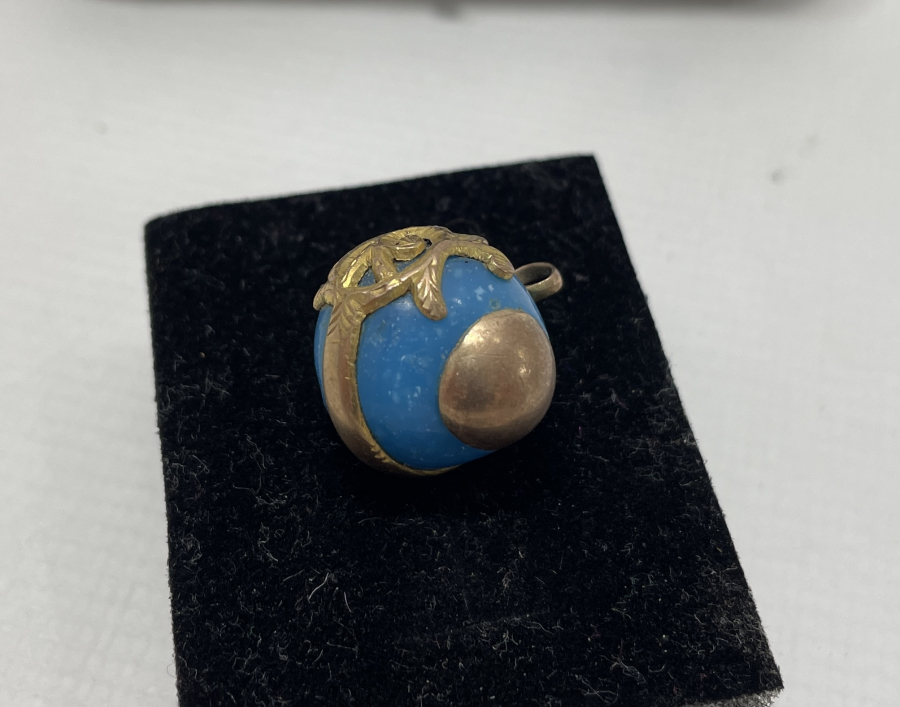 OSMANLI DÖNEMİ ALTIN VE TURKUAZ TAŞLI BEBEK DOĞDULUĞU