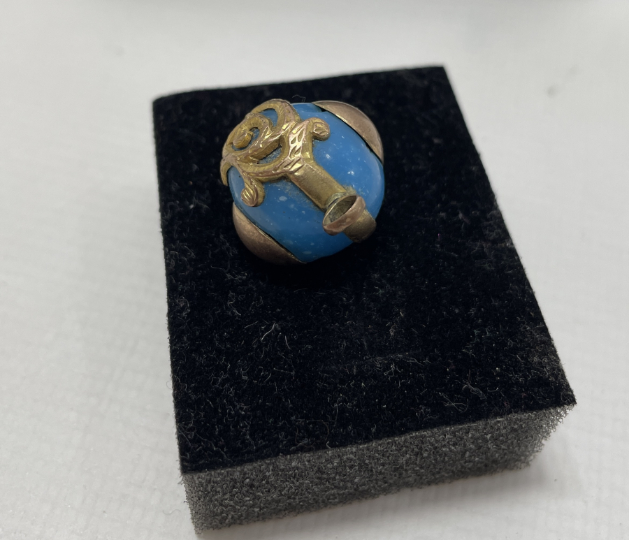 OSMANLI DÖNEMİ ALTIN VE TURKUAZ TAŞLI BEBEK DOĞDULUĞU