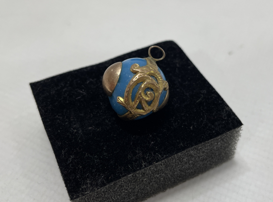 OSMANLI DÖNEMİ ALTIN VE TURKUAZ TAŞLI BEBEK DOĞDULUĞU