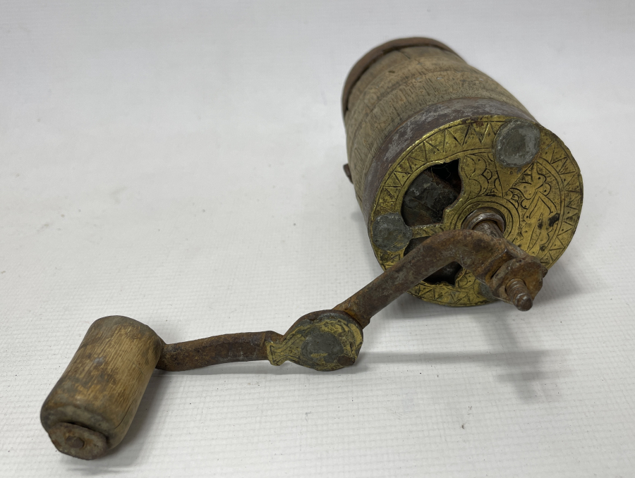 OSMANLI DÖNEMİ ÇOK NADİR SANDIKLI İŞİ KAHVE DEĞİRMENİ