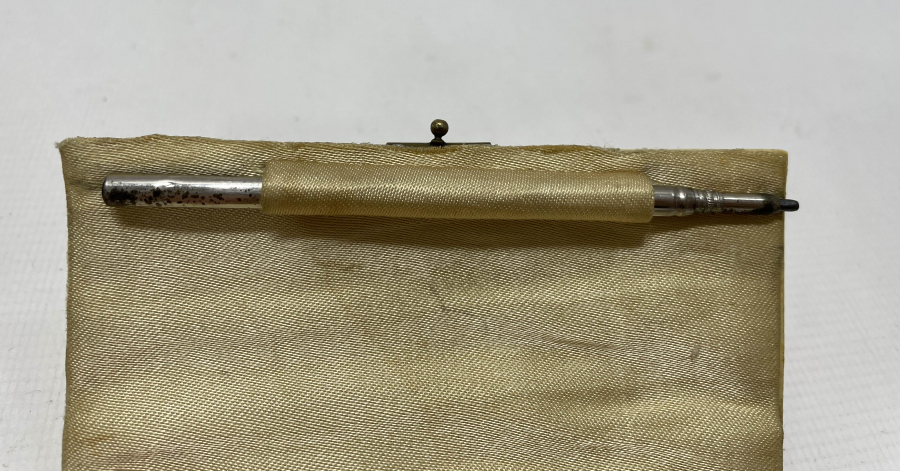 OSMANLI DÖNEMİ GÜMÜŞ ÇAKMA İŞÇİLİKLİ ÇOK NADİR NOT DEFTERİ