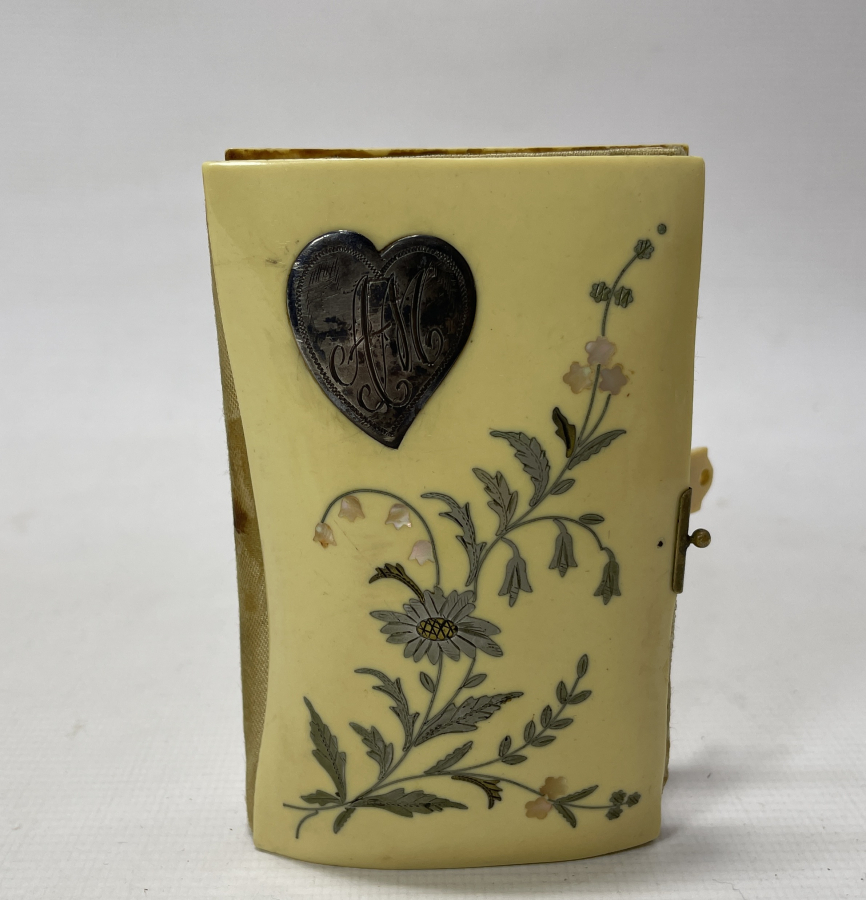 OSMANLI DÖNEMİ GÜMÜŞ ÇAKMA İŞÇİLİKLİ ÇOK NADİR NOT DEFTERİ