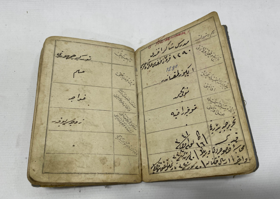 OSMANLI DÖNEMİ NÜFUS CÜZDANI - KAFA KAĞIDI