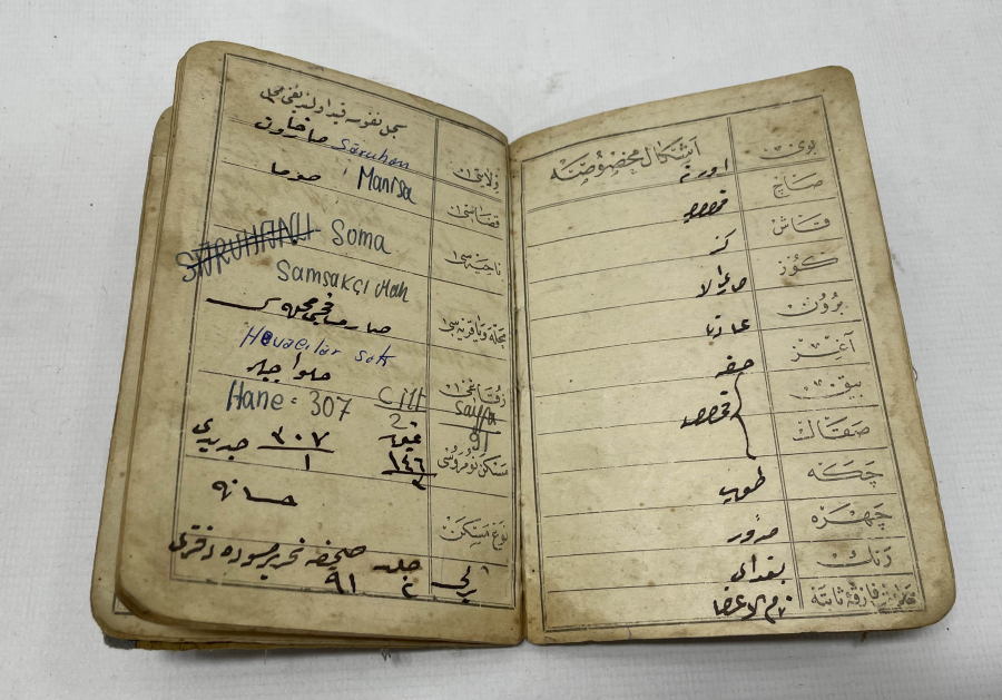 OSMANLI DÖNEMİ NÜFUS CÜZDANI - KAFA KAĞIDI