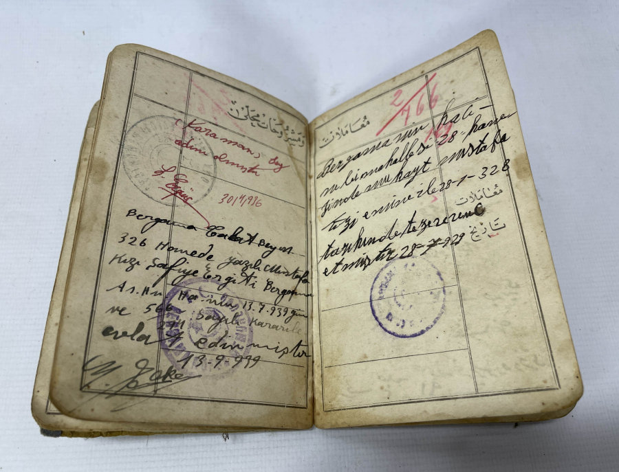 OSMANLI DÖNEMİ NÜFUS CÜZDANI - KAFA KAĞIDI