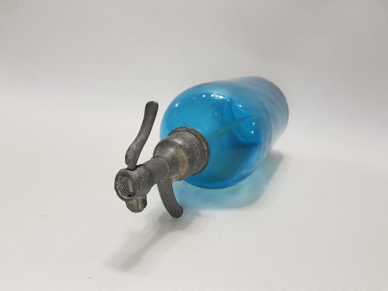 RUSÇA YAZILI ANTİKA KRİSTAL SODA SİFONU 