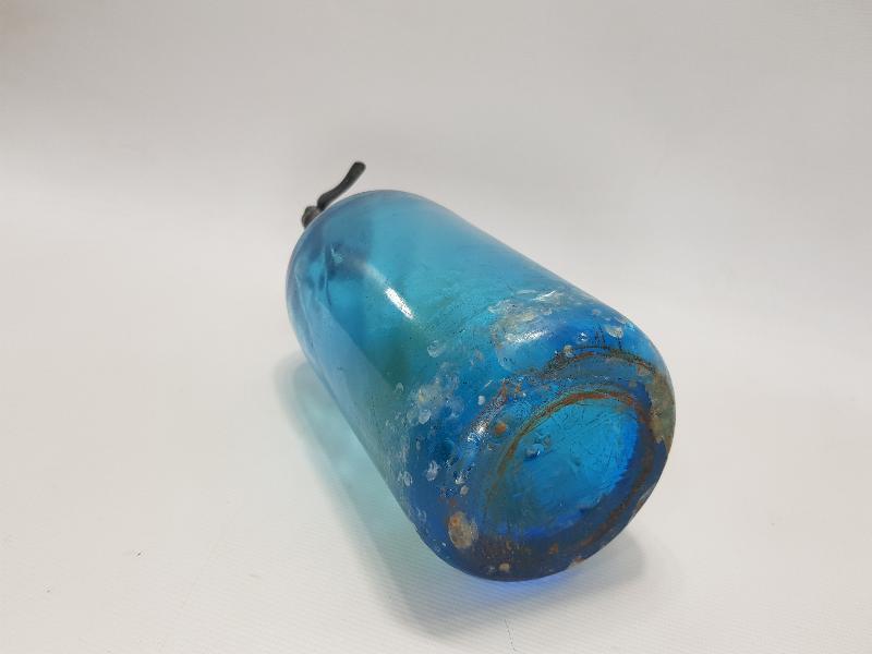 RUSÇA YAZILI ANTİKA KRİSTAL SODA SİFONU 