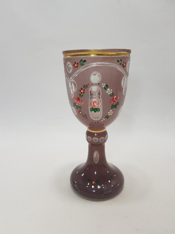 OSMANLI DÖNEMİ BOHEM KRİSTAL KADEH 