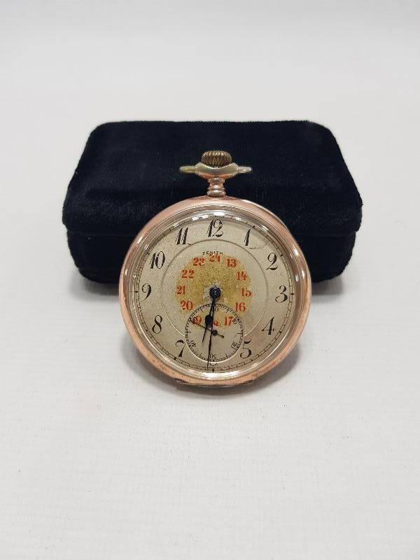 OSMANLI DÖNEMİ GÜMÜŞ ZENITH CEP SAATİ 