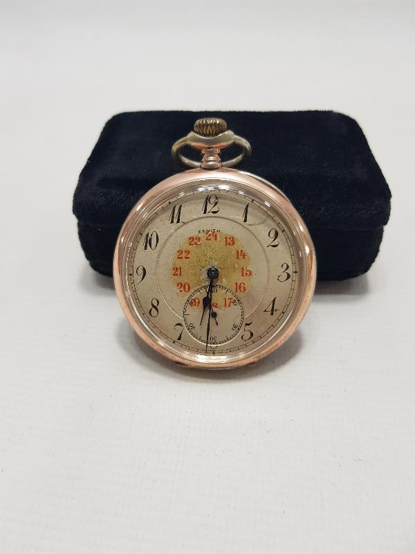 OSMANLI DÖNEMİ GÜMÜŞ ZENITH CEP SAATİ 