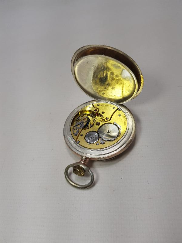 OSMANLI DÖNEMİ GÜMÜŞ ZENITH CEP SAATİ 