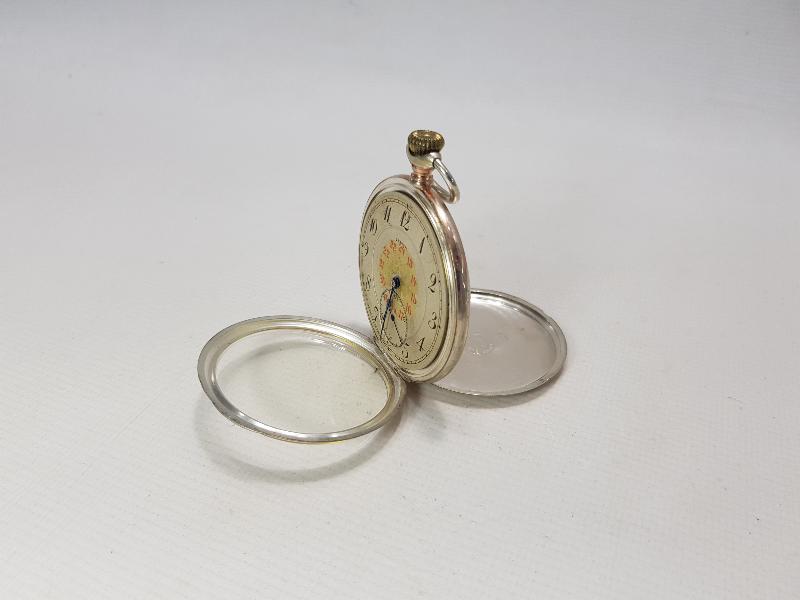 OSMANLI DÖNEMİ GÜMÜŞ ZENITH CEP SAATİ 