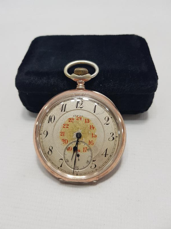 OSMANLI DÖNEMİ GÜMÜŞ ZENITH CEP SAATİ 