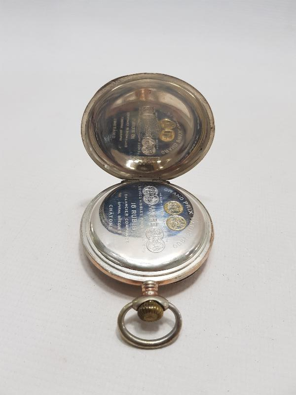 OSMANLI DÖNEMİ GÜMÜŞ ZENITH CEP SAATİ 