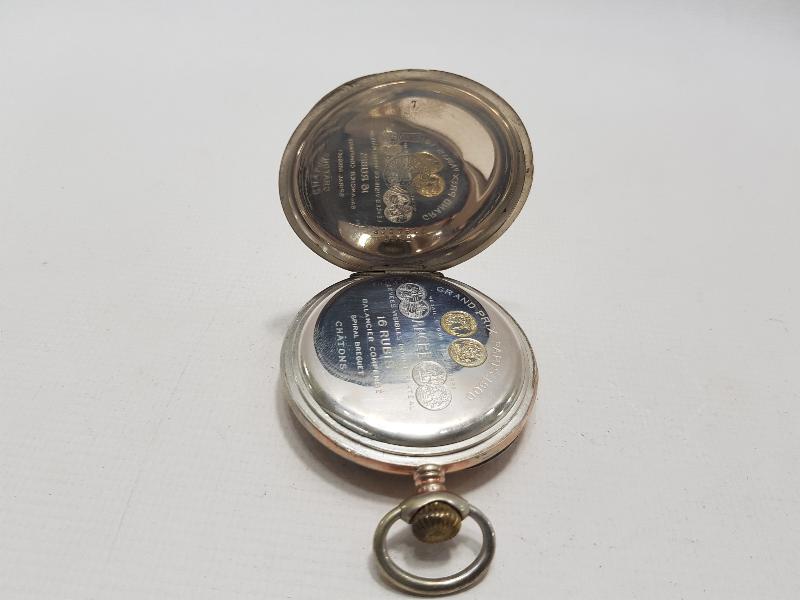 OSMANLI DÖNEMİ GÜMÜŞ ZENITH CEP SAATİ 