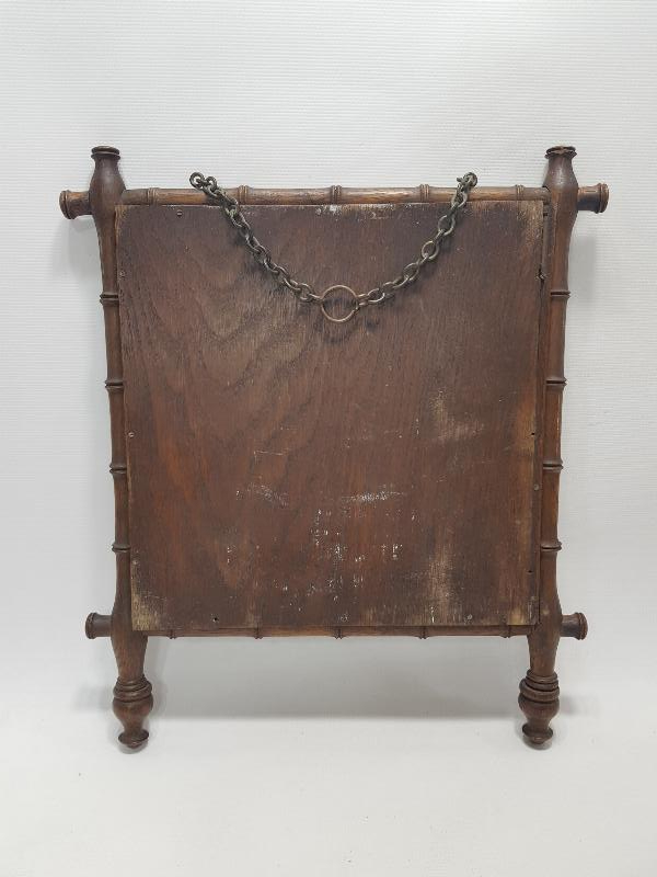 OSMANLI DÖNEMİ KADIN RESİMLERİYLE SÜSLÜ AHŞAP AYNA