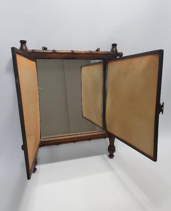 OSMANLI DÖNEMİ KADIN RESİMLERİYLE SÜSLÜ AHŞAP AYNA