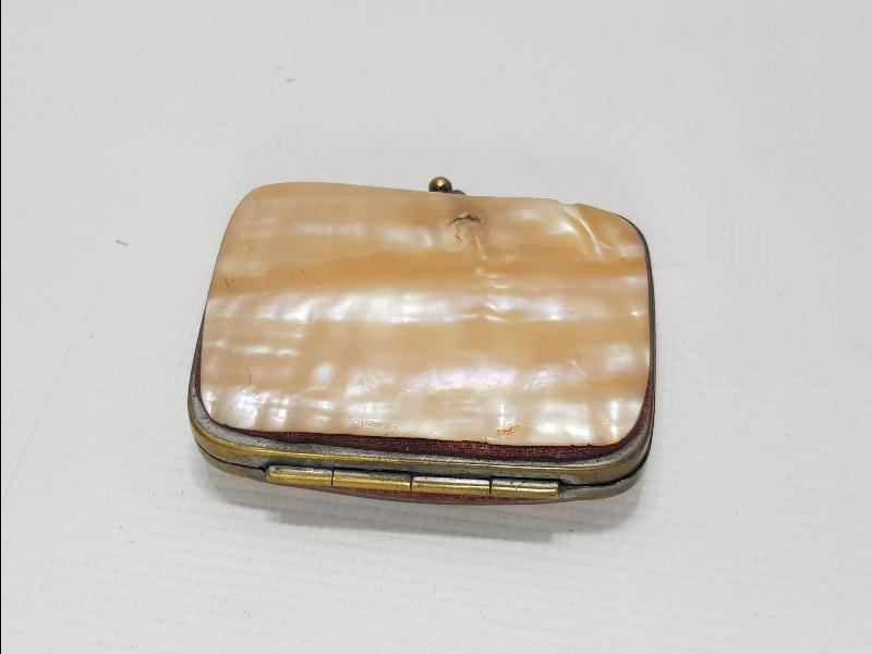 OSMANLI DÖNEMİ LEVANTEN İŞİ MİNİ SEDEF CÜZDAN