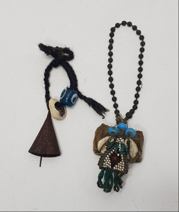 OSMANLI DÖNEMİ ŞAMAN İŞİ BİR ÇİFT NAZARLIK 