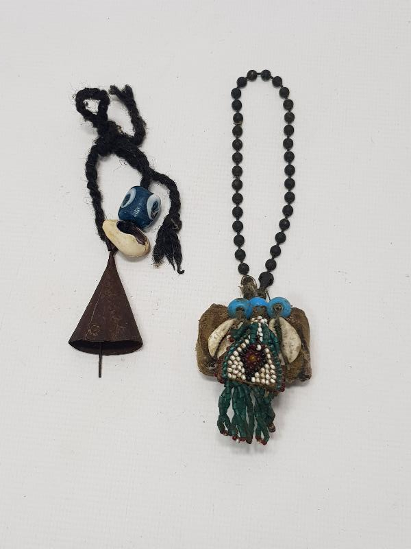 OSMANLI DÖNEMİ ŞAMAN İŞİ BİR ÇİFT NAZARLIK 