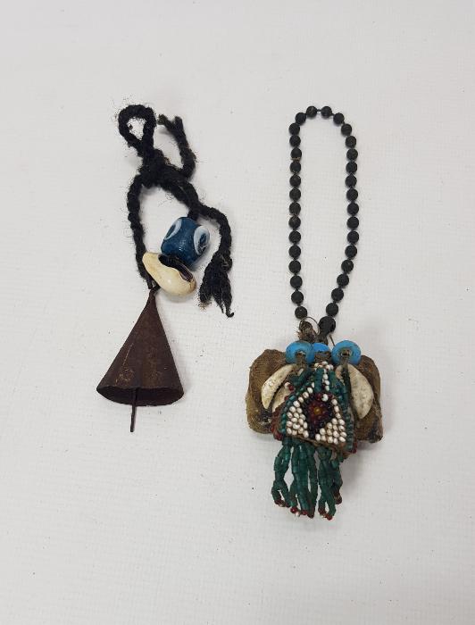 OSMANLI DÖNEMİ ŞAMAN İŞİ BİR ÇİFT NAZARLIK 