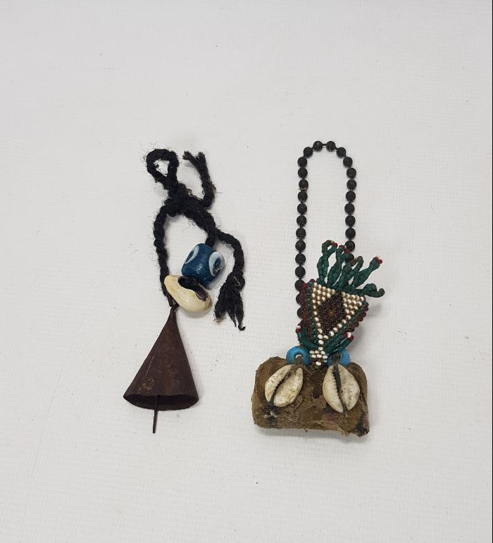 OSMANLI DÖNEMİ ŞAMAN İŞİ BİR ÇİFT NAZARLIK 