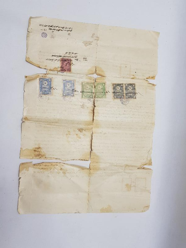 OSMANLI DÖNEMİ EL YAZMA HÜCCET - MAHKEME KARARI 