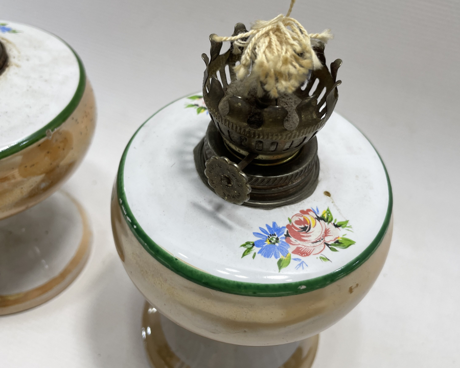 ANTİKA ÇİFT GAZ LAMBASI