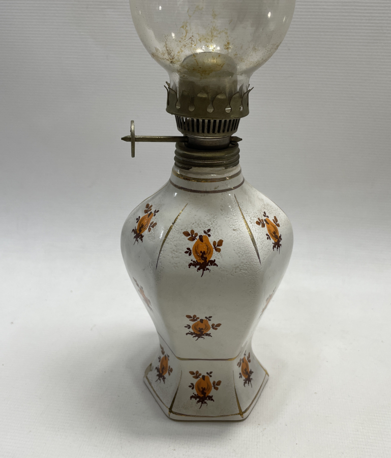 ANTİKA PORSELEN GAZ LAMBASI