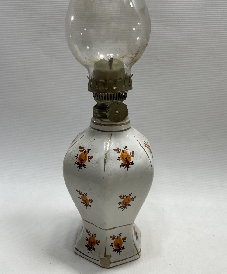 ANTİKA PORSELEN GAZ LAMBASI