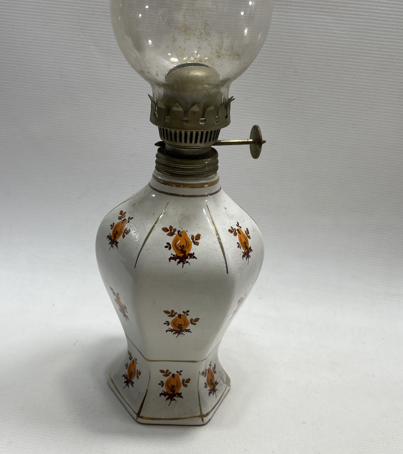 ANTİKA PORSELEN GAZ LAMBASI