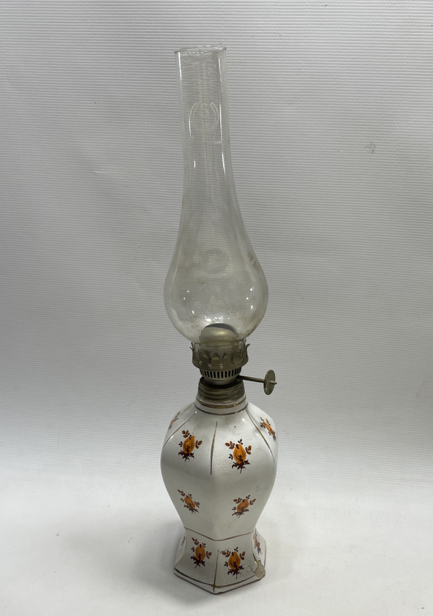 ANTİKA PORSELEN GAZ LAMBASI