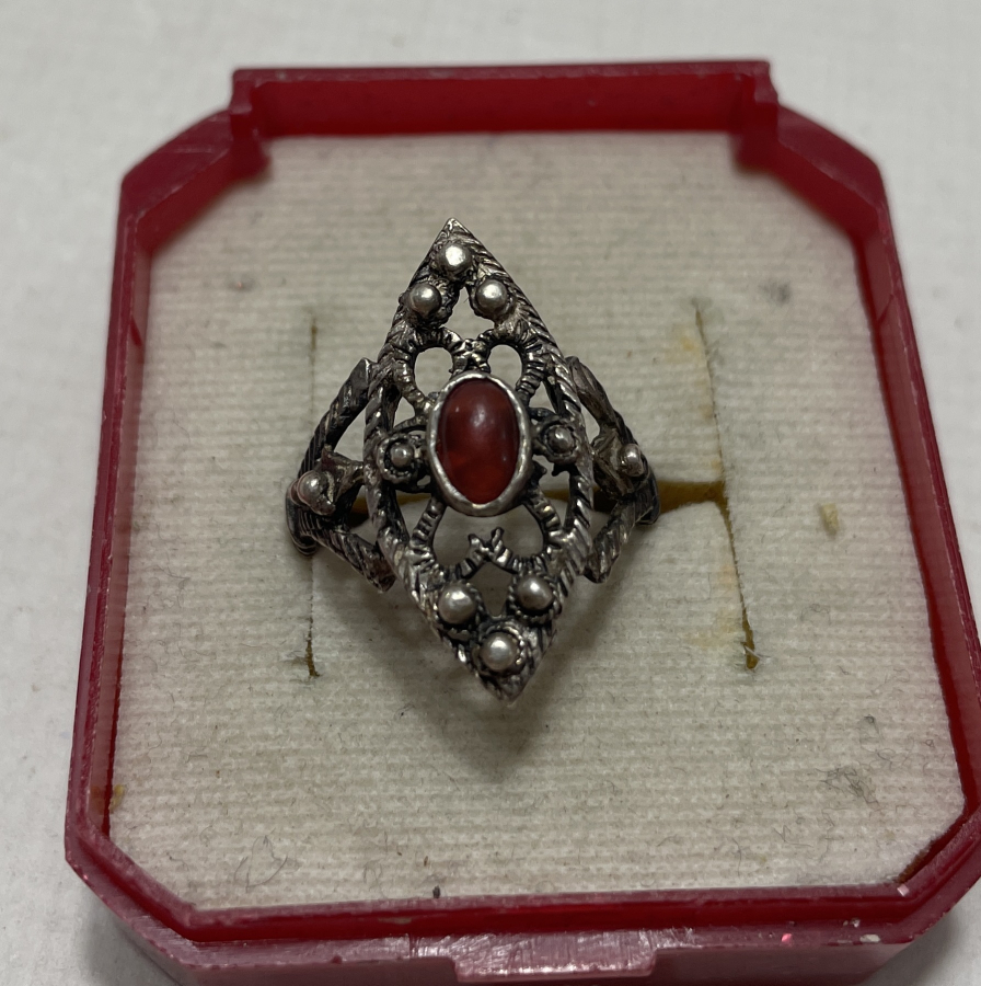 OSMANLI DÖNEMİ GÜVERSE İŞÇİLİKLİ GÜMÜŞ YÜZÜK