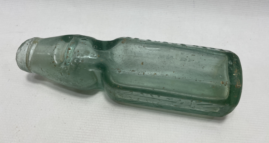 OSMANLI DÖNEMİ ÜZERİ OSMANLICA YAZILI HASAN BEY GAZOZ ŞİŞESİ