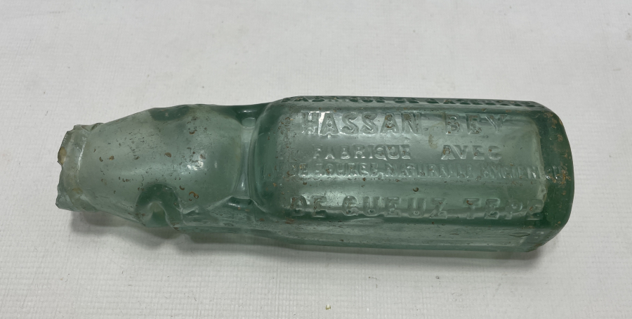 OSMANLI DÖNEMİ ÜZERİ OSMANLICA YAZILI HASAN BEY GAZOZ ŞİŞESİ