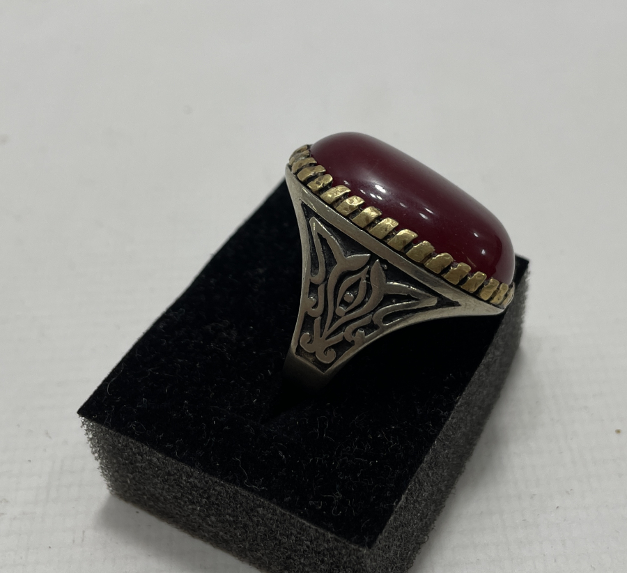 BÜYÜK BOY ÖZEL YAPIM GÜMÜŞ YÜZÜK