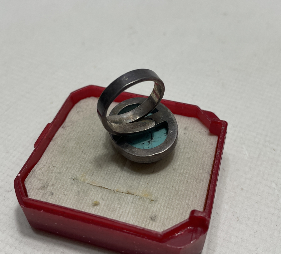 TURKUAZ TAŞLI GÜMÜŞ YÜZÜK