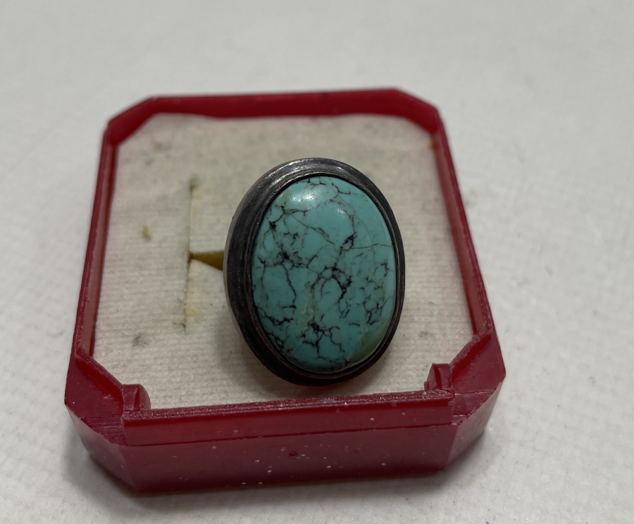 TURKUAZ TAŞLI GÜMÜŞ YÜZÜK