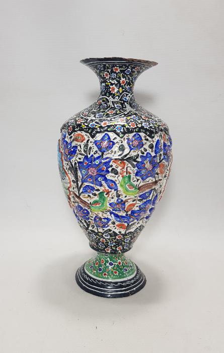 İRAN İSFAHAN İŞİ MİNELİ VAZO 