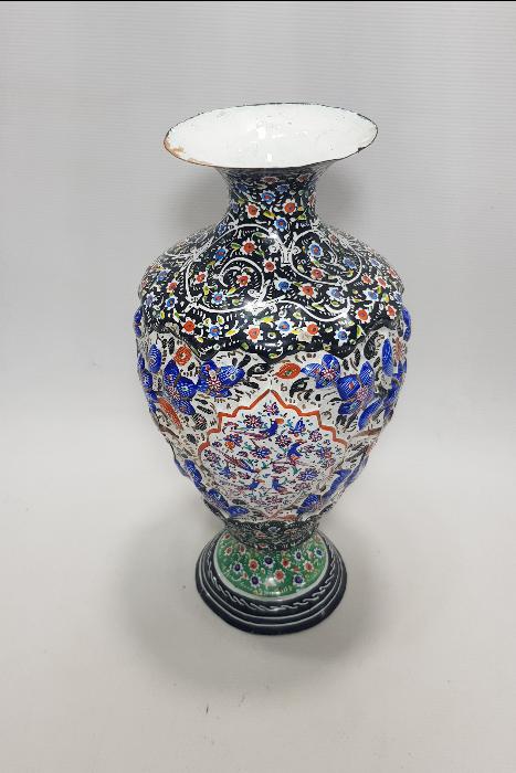 İRAN İSFAHAN İŞİ MİNELİ VAZO 