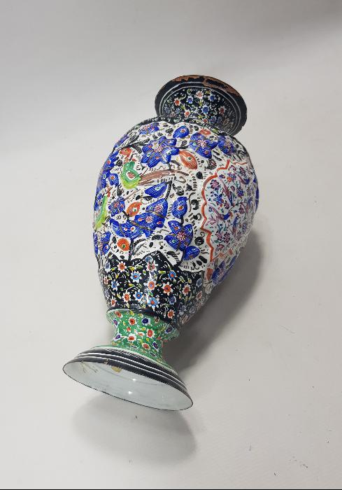 İRAN İSFAHAN İŞİ MİNELİ VAZO 