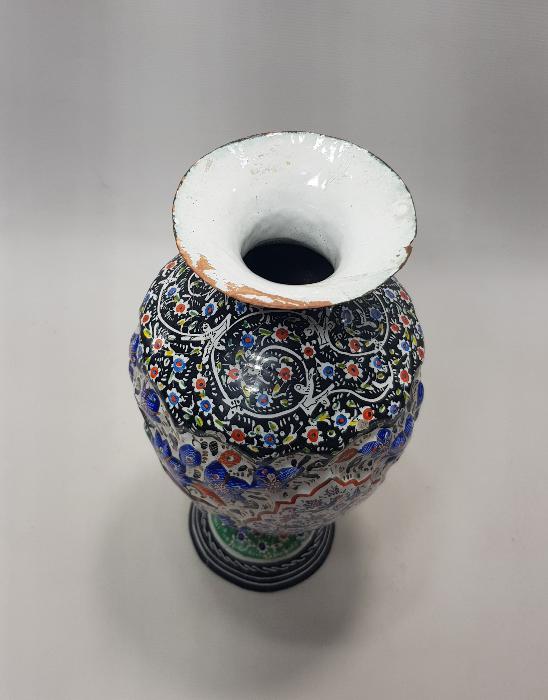 İRAN İSFAHAN İŞİ MİNELİ VAZO 